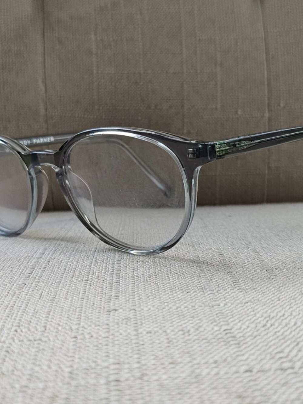 Warby Parker Eyeglasses Frame Gray Tone Eyewear WATTS 311 Unisex Glasses Frame - Picture 2 of 12